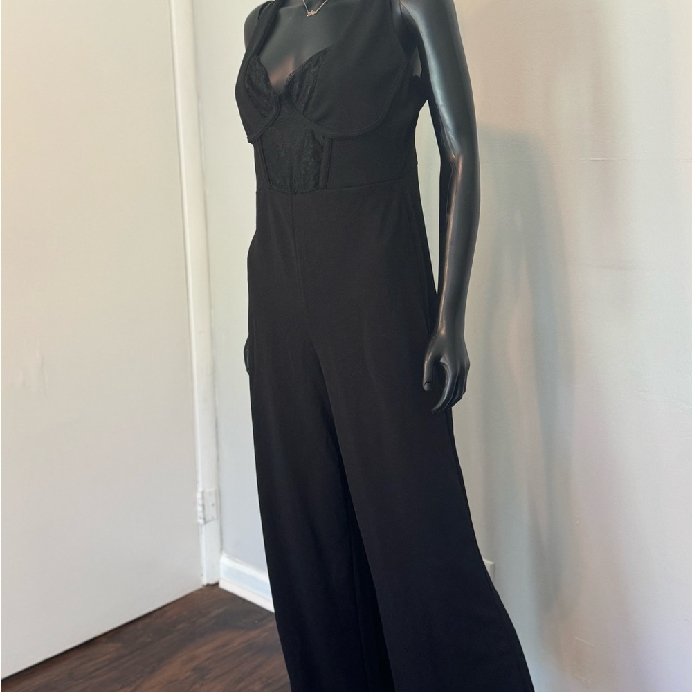 Fashion Nova Classic Black Jumpsuit
